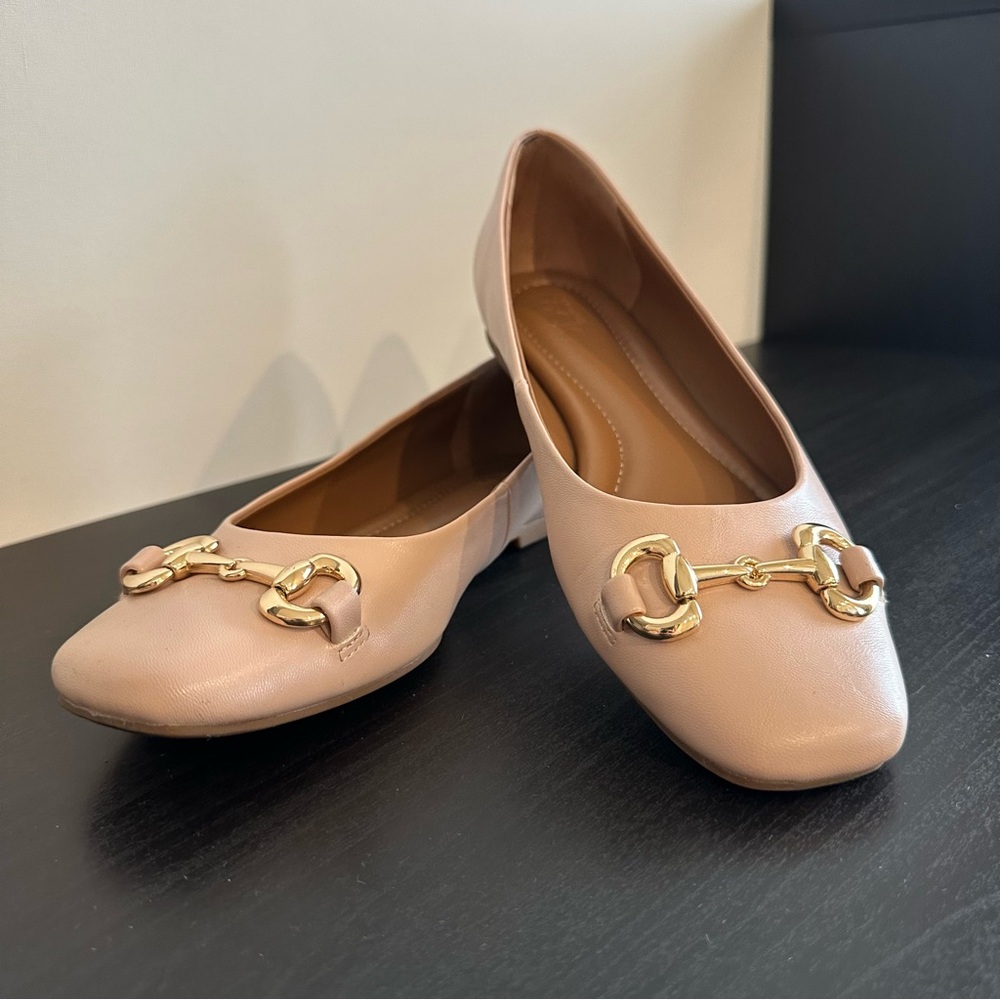 Nordstrom Rack Pkabby-Pu Flats (Size 7, Pink Antique color)